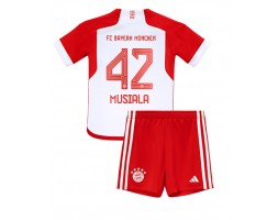 Bayern Munich Jamal Musiala #42 Domaci Dres za Dječji 2023-24 Kratak Rukavima (+ kratke hlače)